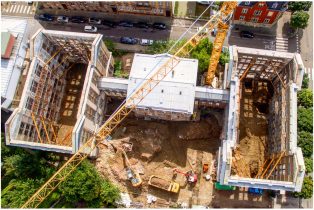 Déconstruction des anciennes Archives de Strasbourg