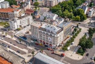 Démolition d’un ensemble immobilier au centre-ville de Troyes