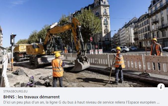 Agrandissement de la ligne G à Strasbourg