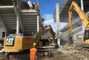 Reconstruction de la tribune Sud du stade St Symphorien à Metz