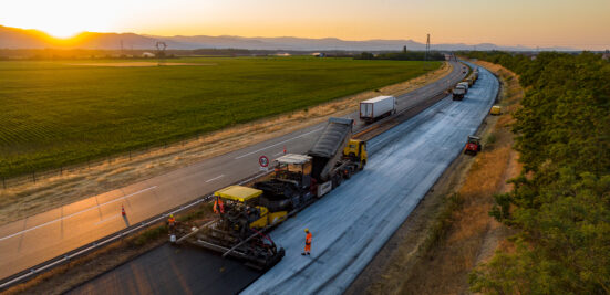 Renouvellement de la couche de roulement sur l’Autoroute A35