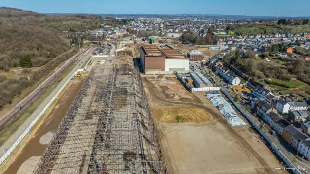 Chantier à Dudelange – Dépollution, déconstruction et terrassement